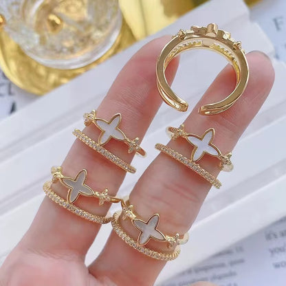 Double Zircons Clover