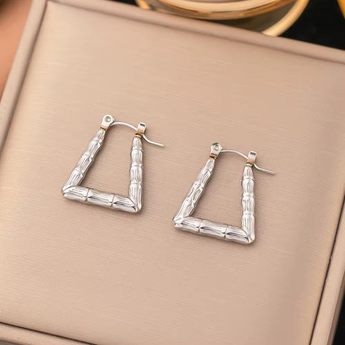 Floral Triangle earrings