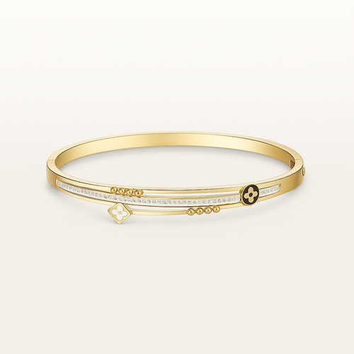 Éclat Fleur Dorée Bracelet