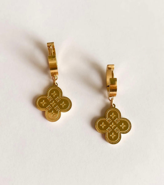 Four Leaf Clover Earrings