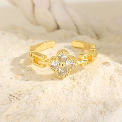 Four Leaf Clover Ring