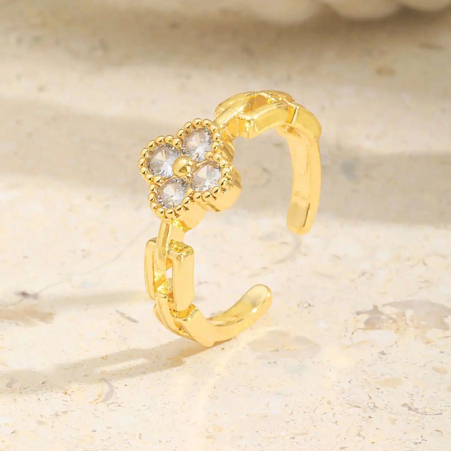Four Leaf Clover Ring