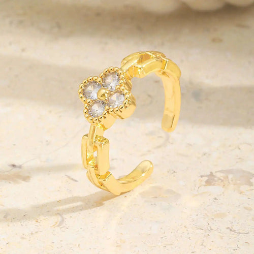 Four Leaf Clover Ring